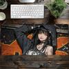 Mouse Pad Anime Punk Girl Computer Laptop Anime Keyboard Mouse Mat Large Mousepad Keyboards Gamers Decoracion Desk Mouse Pads