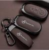 Zinc Alloy Leather Car Key Case Cover Shell For Mercedes-Benz C S GLC EQE EQS Class W223 X254 V297 V295 W206 S206 X206 Accessory CH1
