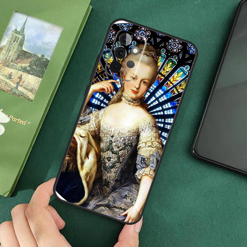 Marie Antoinette Case For Samsung Galaxy A54 A51 A71 A31 A41 A12 A22 A32 A52 A72 A52S A14 A70 A53 Cover Samsung A33 5G