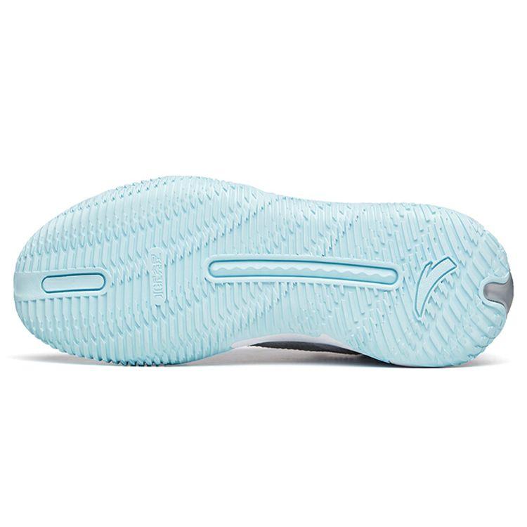 Anta Reverse Blade Shock Absorption Non-Slip Wear-Resistant Low-Top Basketball Shoes Men Sneakers White Black Blue 112121616S-1