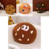 Cookie Cartoon Pattern Plush Cushion Pillow With Pp Cotton Fill For Home Office