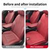 dnsh2 Car Logo Seat Cover Anti Scratch Seat Protector Cushion Auto Accessories For Mitsubishi Outlander Pajero Sport Lancer EX ASX