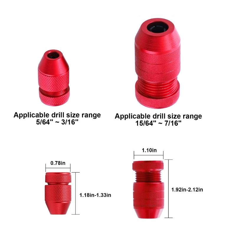 Drill Bit Depth Stop Collars Drill Depth Stop Bit Aluminum Drill Bit Depth Stop Accurate Drilling Range 5/64" -7/16"