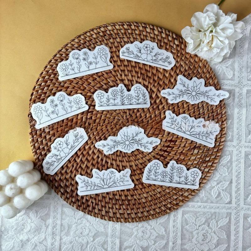 Water-Soluble Transfer Paper for Embroidery DIY Adhesive Sticker Material for T-Shirt Jeans with Design Handmade Craft Supplies