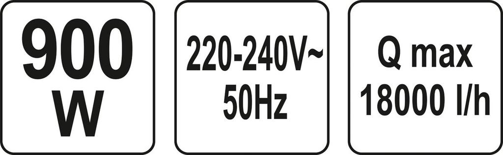 SUBMERSIBLE PUMP 900W YT-85333 YATO