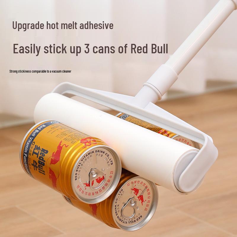 Extra-Large Lint Roller for Home: Hair & Dust Remover with Tear-Off Paper for Carpets & Floors