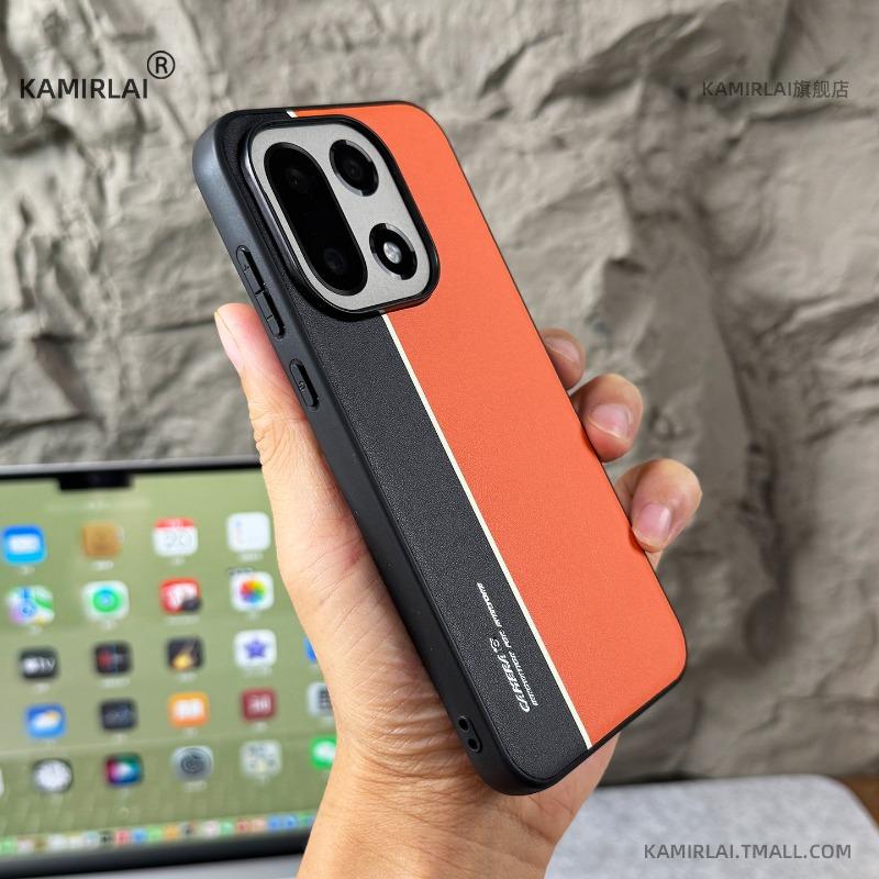 Für OnePlus 15 Hülle Einfaches PU Veganes Leder Silikonisierte Handy Rückseite Für One Plus 15 Schale Staubdicht Stoßfester Bumper