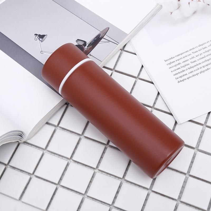 Stainless Steel Vacuum Portable Double Layer Travel Thermos Compact Mini Straight Water Cup Home Supplies