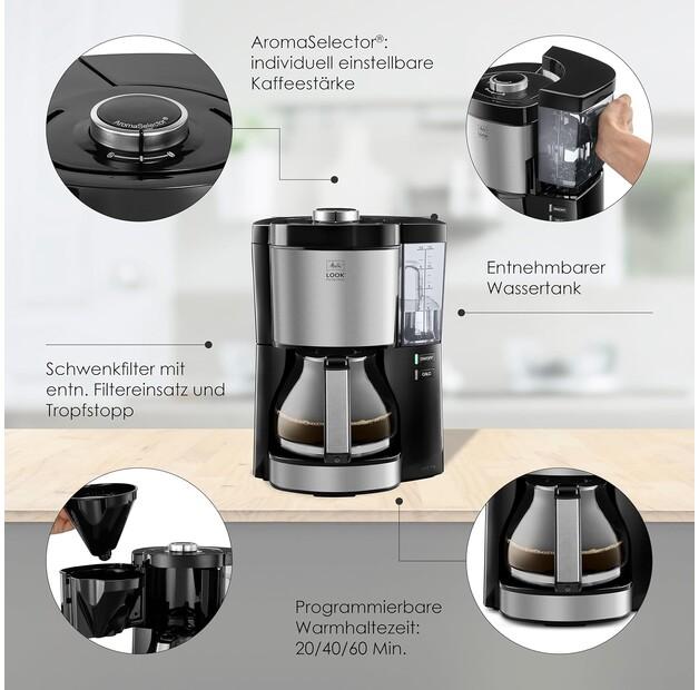 Кофеварка Melitta Look Perfection schwarz (1025-06)