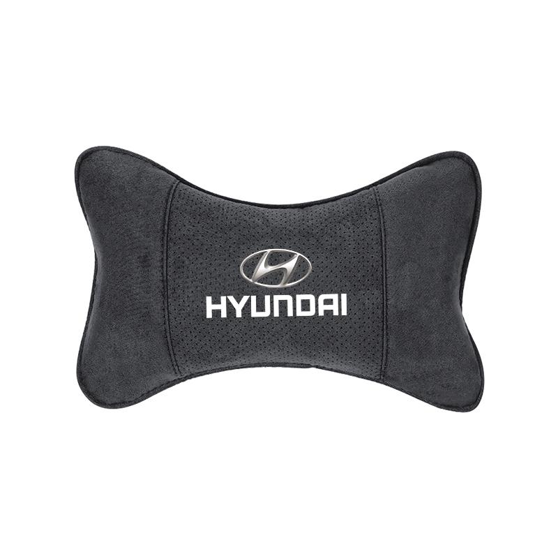 Car Suede Seat Headrest Auto Waist Rest Comfort Pillow For Hyundai Matrix Bayon Venue Veloster Tucson IX35 I40 Sonata IX20 Azera HH51