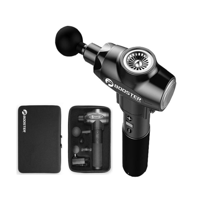 Booster E Massage Gun Deep Tissue Massager Therapy Body Muscle Stimulation Pain Relief for EMS Pain Relaxation Fitness Shaping