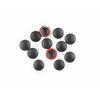 12Pcs Car Door Lock Screw Protector Cover for Fiat Panda Bravo Punto Linea Croma 500 500X 595 Ducato Tipo Doblo Stilo Freemont