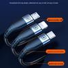 Fast Charging 3-in-1 Universal Phone Charger Multi-Head Cable Set