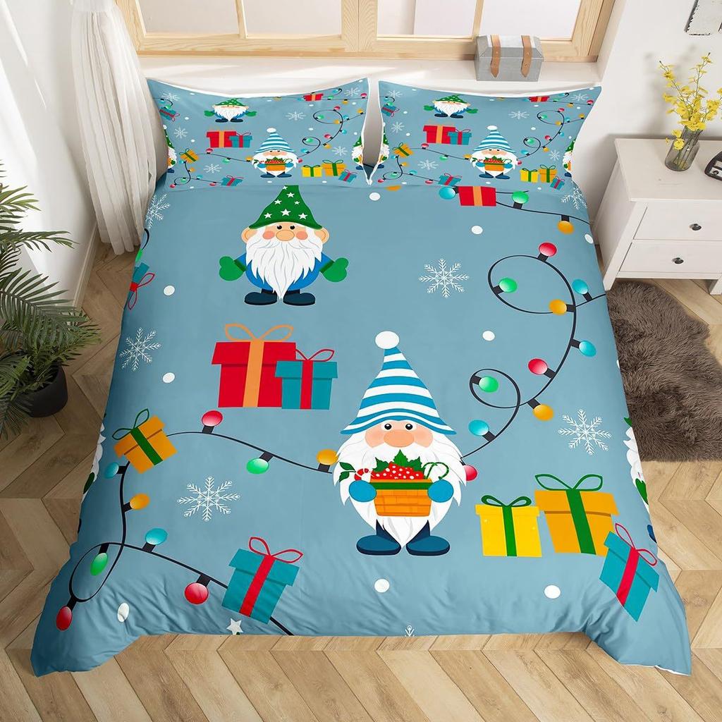 Fresh Little Deer Down Comforter Set Bedding Set 3-piece Duvet Cover Set