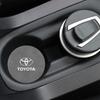 Suede Car Coaster Mat Water Cup Slots Non-Slip Pad For Toyota Corolla Yaris Chr Auris RAV4 Land Cruiser Camry Highlander