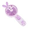 Pportable Handheld Fan Mini Cartoon Animal Fan Rechargeable Night Light 400mAh Cute Small Fan with Built in Battery