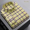 Nouveau dans Chemise Surdimensionnée Manches Longues 100% Coton Chemises pour Hommes Coupe Ajustée Formel Uni Chemise à Carreaux Décontracté Hauts Designer Vêtements Noirs