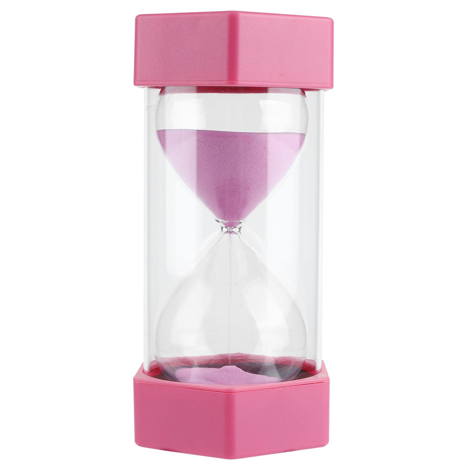 

Hexagonal Hourglass Sand Timer 30 Minutes Timer Clock for Classroom Home Office Kitchen UsePink