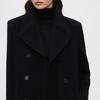 Langzi Pure Wool Retro Elegant Tweed Overcoat