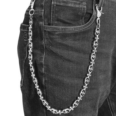 Gothic Punk Skeleton Waist Chain For Women Men Hip-Hop Rock Waist Chain Metal Pant Chain  Jeans Decoration Chain Gifts