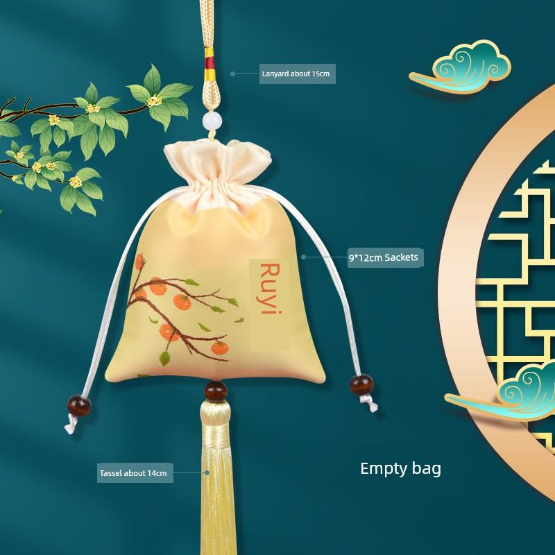 Dragon Boat Festival Sachet Perfume Bag Bag Bag Handmade DIY Pendant Mosquito Repellent Bag Argy Wormwood Chinese Ancient Style Pouch Embroider Empty