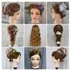 American Mannequin Head Real Hair Manikin Head for Styling With Makeup
