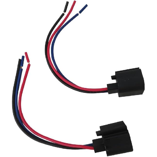 2x 9008 H13 Wire Pigtail Female Harness Head Light Bulb Socket Connector Plug for 2000-2014 F150/F250/F350