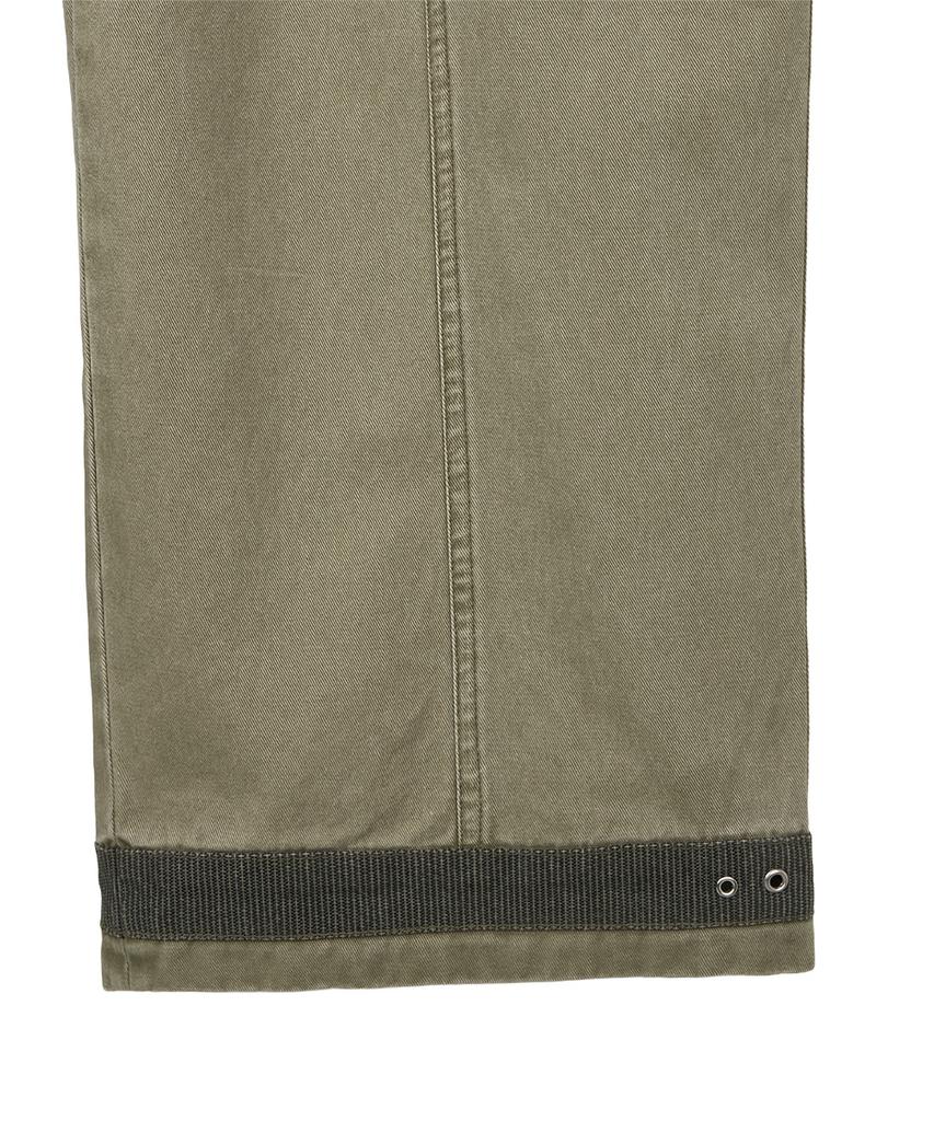 Dandel Dd Box Stitch Binding Pants (Ash Khaki)