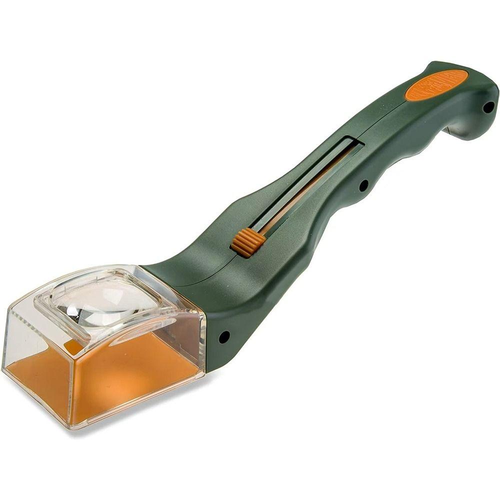 

Fly Grabber Bug Insects Catching Tool Magnifying Pest Control for Children Adults зелёный