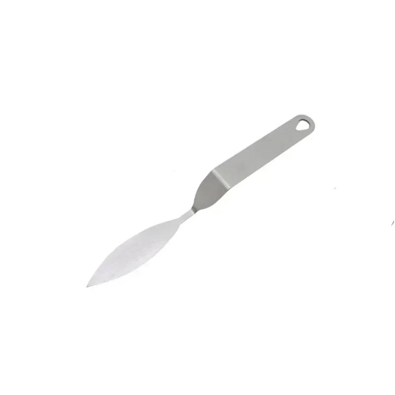Stainless Steel Feather Leaf Chocolate Knife Cake Dessert Modeling Making Spatula Decorating Tool Kitchen Baking Pastry Utensils