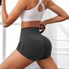 High-Waisted Wrinkle-Resistant Yoga Shorts: Breathable, Quick-Dry, Hip-Lifting, Elastic Three-Quarter Fitness Tights