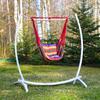 Hängmatta gungställning, trädgårdsställ, metall, gungstol för två personer, 2-i-1, stark, GoGarden