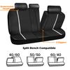 Car Seat Cover Full Set Cloth Universal Polyester Breathable Washable Suitable For Car Truck Van Suv Car Accessories