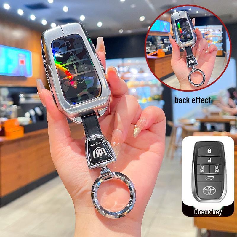 Toyota Sienna Key Case: Compatible with 24 Models, Granvia, Alphard, Vellfire Metal Shell Buckle