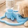 Replacement Pet Water Dispenser Base, 6.50 X 6.10 In ABS Drinking Station with Screw-Style Mount, Bottle Not Included