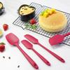 Leeseph High Heat-Resistant Premium Silicone Spatula Set, Seamless Design, Non-Stick with Stainless Steel Core, Cooking/Baking