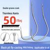 Double Slot Barbless Kanto Black Pit Carp & Crucian Fishing Hook