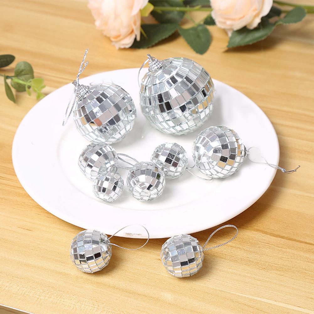 Captivating Light Patterns For Events Hanging Baubles Disco Balls Festive Ambiance Light Reflecting Sturdy String