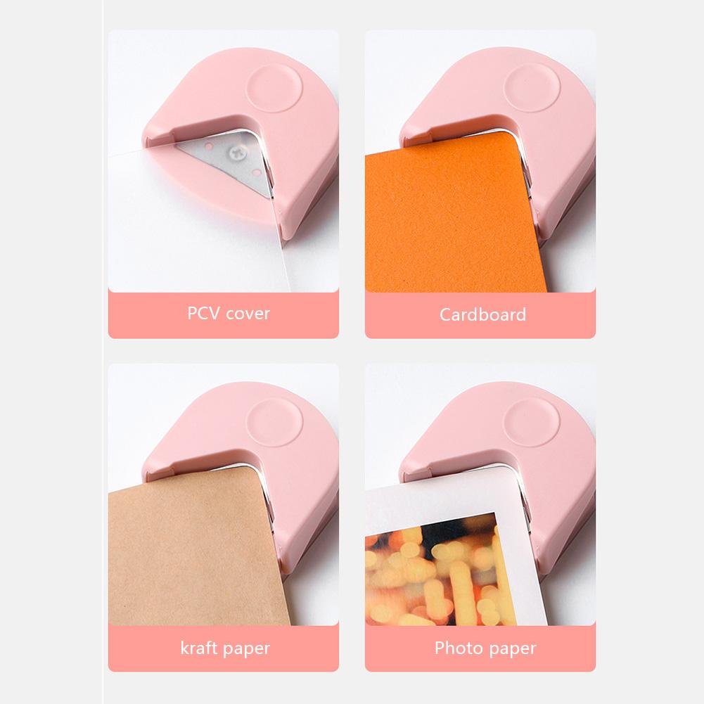 1Pcs R4 Corner Rounder Paper Cutter Paper Corner Edge Cutting Circle Shape Trimmer Papers Photos Card Circles Corner Cutter