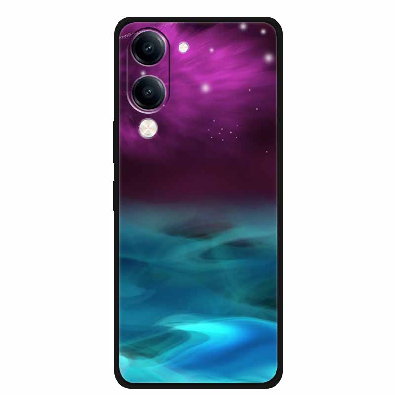 

Cartoon Case For Vivo Y37C 4G Y29S Soft Phone Back Cover Y29S 5G V2446 Silicone TPU Protective Shell Back Animals Funda Bumper -V2446