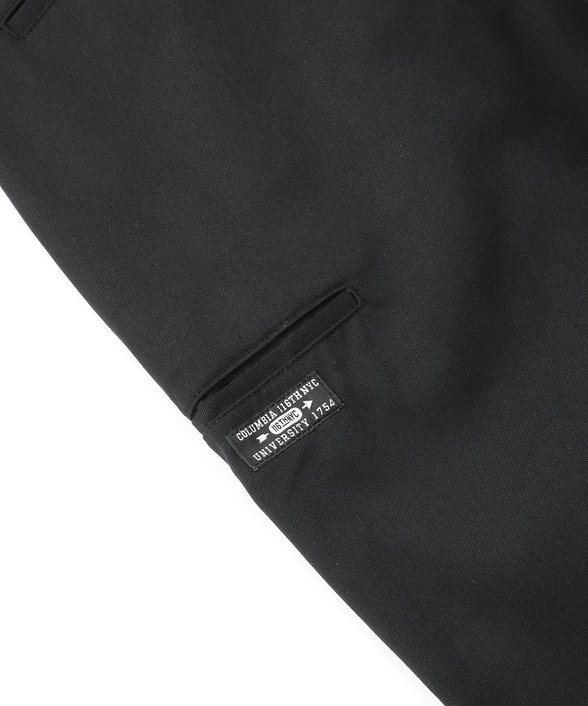 COLUMBIA UNIVERSITY Nyc Label Cp Loose Fit Double Knee Pants Black