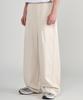 UNTAPPED STUDIO [2Pack] Single-Pleat Wide Elastic Waist Slacks 3 Colors
