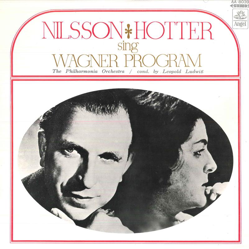 LP Record BIRGIT NILSSON, HANS HOTTER. LEOPOL - Nilsson - Hotter Sing Wagner Progra AA8039 ANGEL 1966 Japan Classical Used