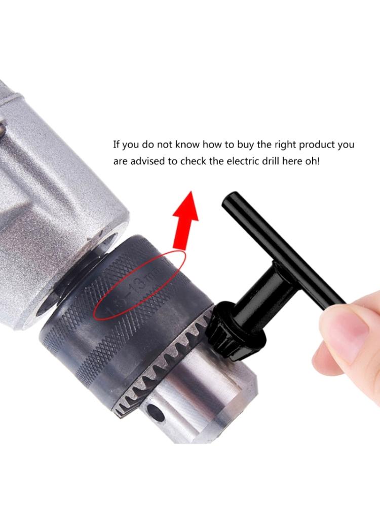 Clé de mandrin de perceuse 10,5 cm Clé à mandrin de perceuse multifonctionnelle Clé à cliquet pour mandrin de perceuse Outil Accessoires