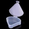 Transparent Portable Triangle Cosmetic Bag Sponge Makeup Puff Storage Case - Clear Cosmetic Organizer
