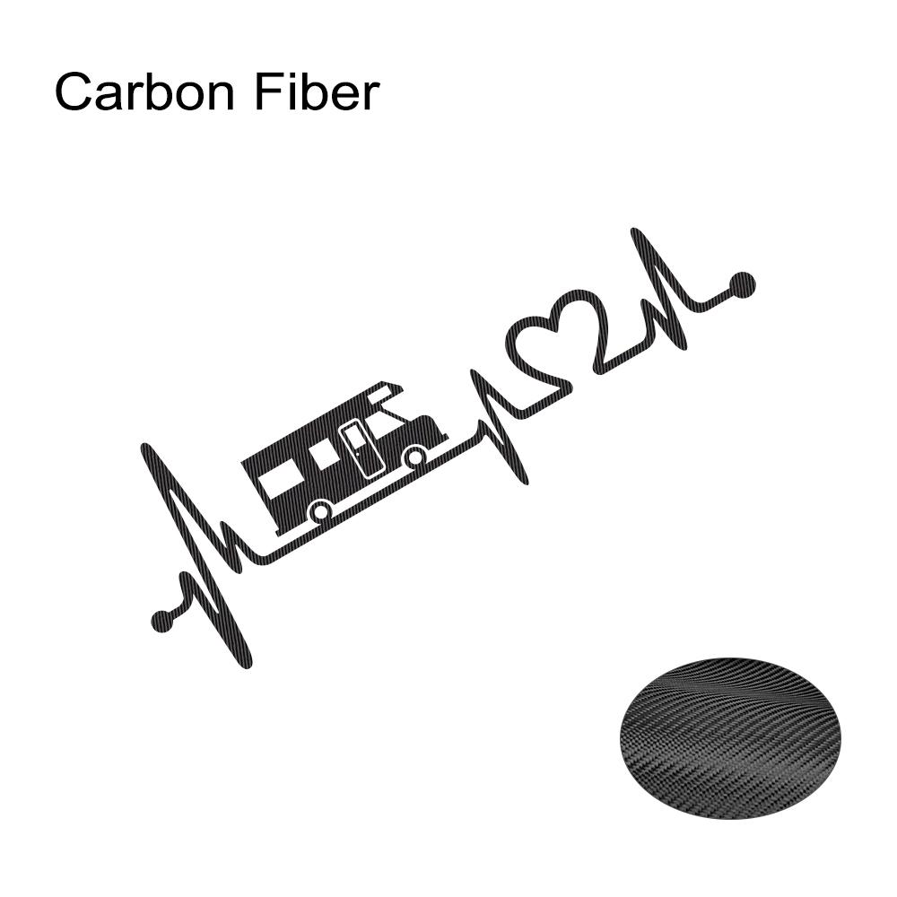 

Motorhome Universal Stickers For RV Caravan Camper Van Horsebox Car Accessories Graphics Electrocardiogram Film Decor Decals 45x16cm