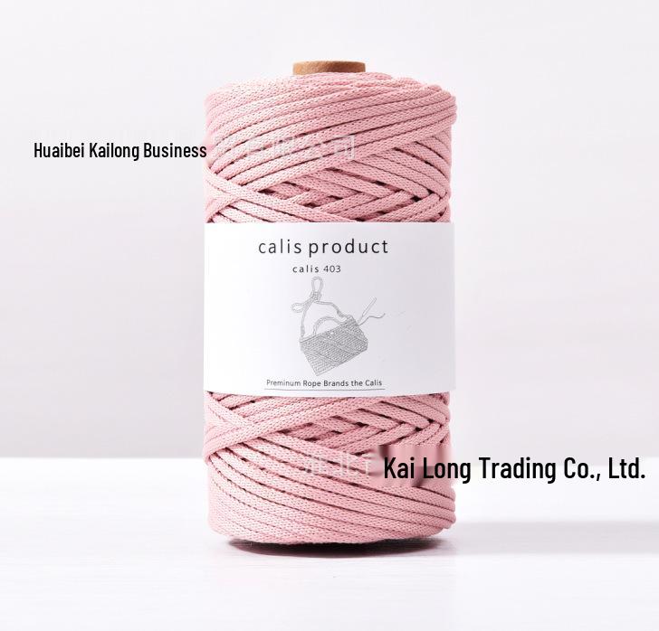 4mm Cotton-Polyester Crochet Cord for DIY Hand-Knitted Bags and Weaving