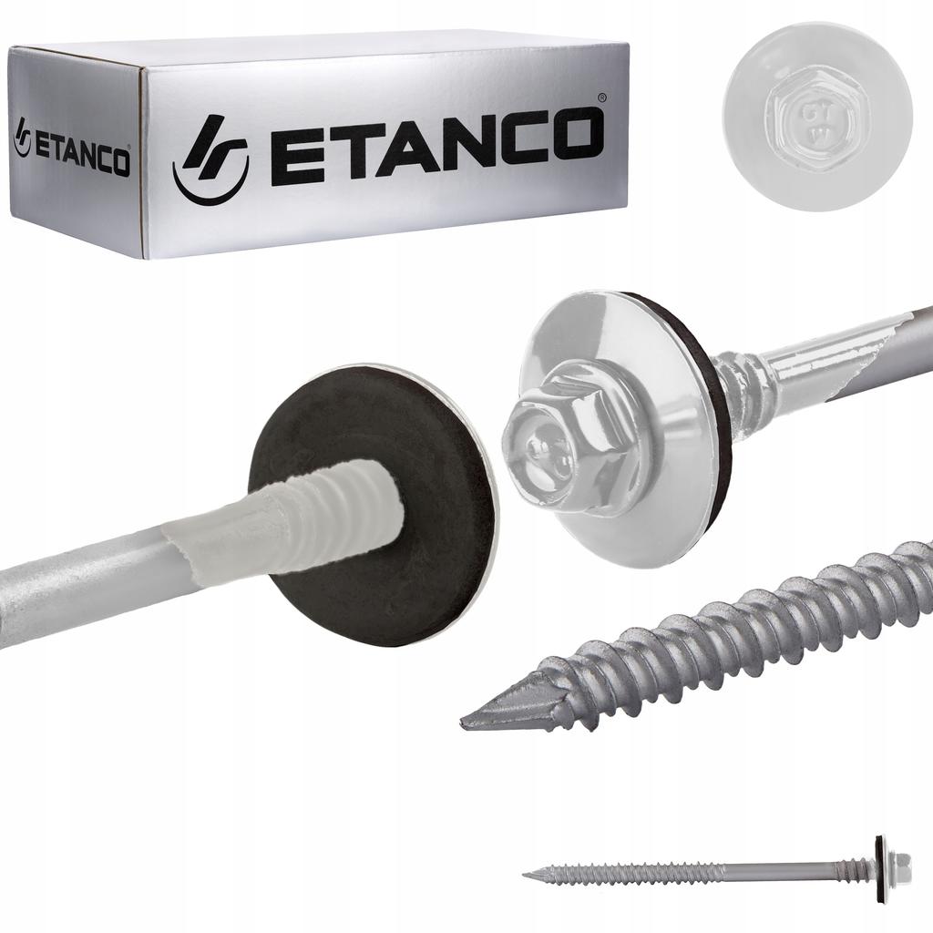 GTRW SP A19 screws 6.4/7.0x100mm RAL 9010