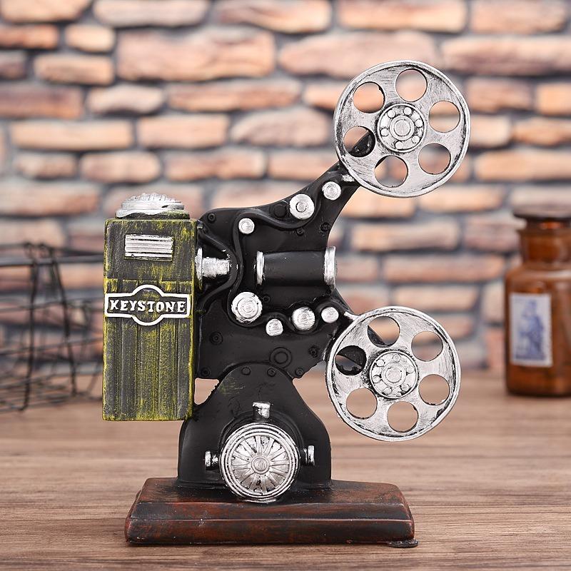 Retro Nostalgic Projector Props Creative Small Gifts Ornaments Resin Crafts