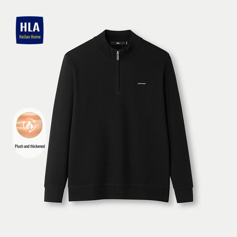 

HLA Men s Fleece-Lined Stand-Collar Knit Sweater S
